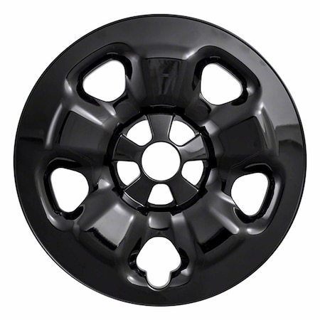 Coast2Coast 17", 5 Spoke, Gloss Black, Plastic, Set Of 4, Compatible With Steel Wheels IWCIMP91BLK